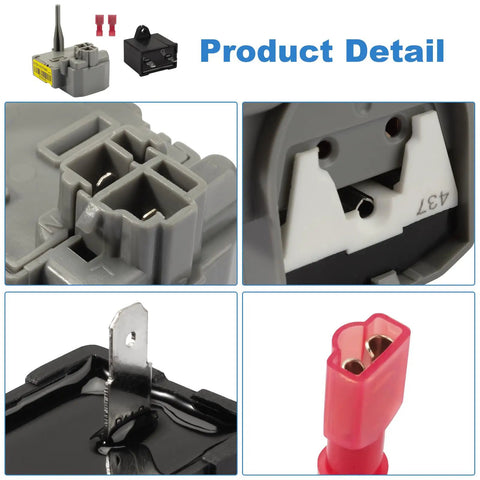 Product details of Refrigerator Start Relay Kit With Run Capacitor W10189190 W10662129 for Whirlpool Kenmore Electrolux.
