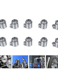Heavy Duty Zinc Alloy Squeeze Connector 3/4 Inch Conduit Coupling Drop In Ready Design view from multiple angles, showcasing durable construction.