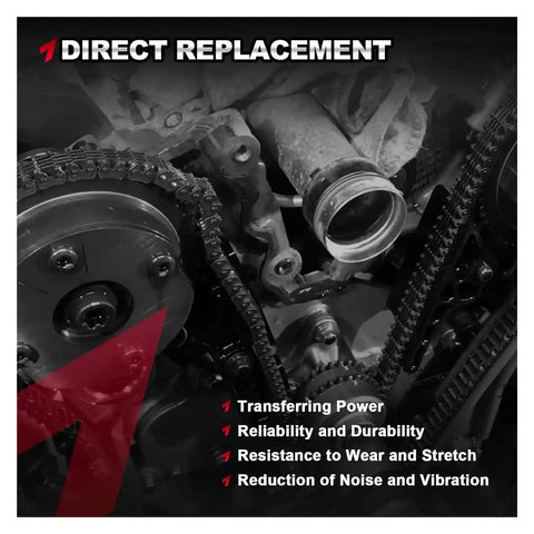 Heavy Duty Timing Chain Kit With Guides For Toyota Camry Highlander RAV4 Sienna Avalon And Venzas 2.5L 2.7L Engine direct replacement