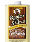 Restor A Shine Hardwood Floor Polish For Wood Furniture Polishing Compound 16 Oz Restores High Gloss Eliminates Fine Scratches Dullness Oxidation And Haze