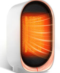 Portable Indoor Space Heater Quick Heat For Fast Warm Up With Overheat And Tip Over Protection Quiet Small Electric Desk Heater