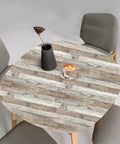 Wood Peel And Stick Wallpaper With Faux Distressed Plank Look Self Adhesive Vinyl Film For Wall Decor And Shelf Cover on table