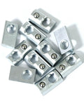 Built Tough 1/4-20 Threaded Steel Roll In T Nut With Ball Spring For T Slot Rails And 10 Series Aluminum Extrusion Profiles