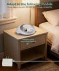 White Noise Sound Machine Charger And Replacement Power Adapter For SS 2000 Sound Spa Portable Unit on bedside table