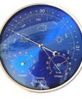 All Season 3 In 1 Home Weather Station with Brass Barometer Wall Hanging Thermometer and Hygrometer Indoor Outdoor Gauge
