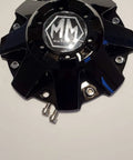 Gloss Black Center Cap With 2 Mounting Screws For 8.5 Inch Wheel Diameter Bolt On Style Durable Center Cap For Mayhem Wheels