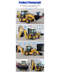 Backhoe Loader Set For Landscaping This Beast Mode Compact Tractor Excavator Combo Brings Two Point One Meter Digging Depth