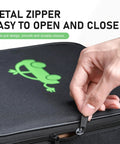 Heavy Duty Waterproof Oxford EV Charger Bag Stores All Your Cables And Guns Securely Includes A Comfy Grip Handle Universal Fit zipper detail