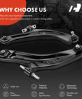 Image of Two Front Lower Control Arm Kit With Ball Joints And Bushings For Nissan Rogue 2014 2020 Rogue Sport 2017 2022