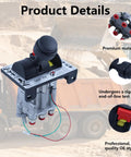 Power Take Off PTO Hoist Air Shift Control Valve With PTO Switch Brighter Light Push To Connect Fittings For Dump Truck Hydraulic System Compatible With AV295 AV295 328388-79X 329358X K90 K90D