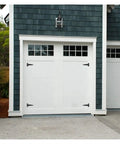 Heavy Duty T Hinges For Interior Doors Exterior Gates Barn Fences And Sheds on white garage doors with windows.