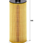 HU 6008 Z Oil Filter Cartridge For Mercs Mercedes AMG GT Series CLA45 AMG E63 AMG S G Class GL Class Maybach SL Line dimensions
