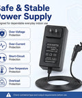 29V 24V 2A Universal Recliner Power Supply Plug In Adapter For Electric Chair Sofa Couch Lift Motor with safety features.