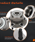 Product details of Pair Wheel Hub And Bearing Assembly For Chevy Equinox 2005 Rear Left And Right Drop In 5 Lug Without ABS Fits Pontiac Torrent 2006 And Saturn Vue 2002 2003 2004 2005 2006 2007