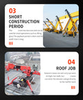 Heavy Duty Small Crawler Crane With Fly Jib And Hydraulic Telescopic Boom on a construction site for tight lifts.