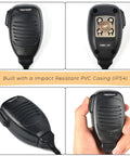 Standard Dynamic Mobile Radio Microphone with RJ45 Plug for Kenwood Radios Replacement Handheld Speaker Mic with PVC Casing