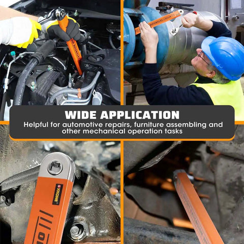 Zero Degree Offset Extension Wrench For Tight Spaces Three Eighths Inch Drive Socket Extender used in machinery repairs