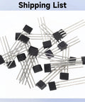Top Shelf A3144 Hall Effect Sensors 20 Pack 3 Pin Magnetic Detector for Arduino laid out with black enclosures and metal pins.