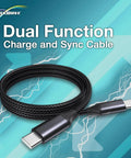 DirectSync 100W PD USB-C To USB-C Cable 3Ft Braided Built For Fast Charge And Quick Data Sync No Fuss Compatible With FLIR C5