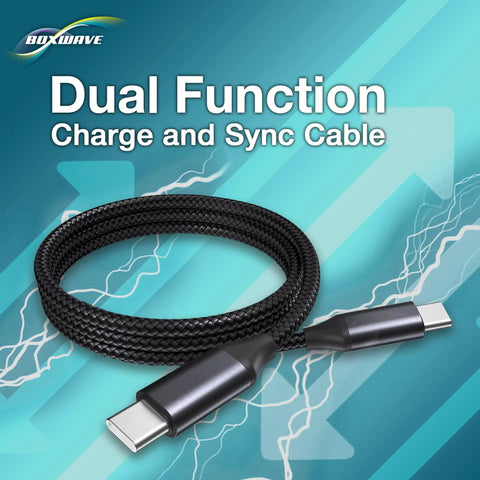 DirectSync 100W PD USB-C To USB-C Cable 3Ft Braided Built For Fast Charge And Quick Data Sync No Fuss Compatible With FLIR C5