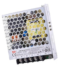 Hella Reliable Single Output 50W 24V Heavy Duty Space Saving Compact Switching Power Supply With Universal Input Range for Industrial Automation. Compact design with ventilation.
