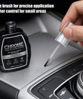 Top Tier Silver Wheel Repair Paint Delivers Dope Chrome Restoration Coverage To Knock Out Curb Rash And Shield Alloy Wheels From Daily Road Wear, 20ml bottle with fine brush for detail application.