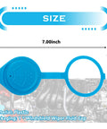 Blue Windshield Washer Fluid Cap Replacement 38513 SC4 672 Fits Acura ILX Hybrid Honda Civic hybrid, 7.00x2.60 inch
