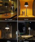 Cordless Table Lamp Portable LED Desk Light With 5000mAh Battery 3 Color Stepless Dimming Battery Operated at bar, corner, office, outdoor