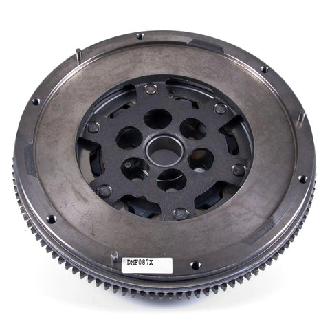 Heavy Duty Replacement Clutch Flywheel For 2005 Through 2012 Ford Escape And Mazda Tribute 2.3 Liter Four Cylinder top view showing precision balanced design.