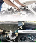 Suede headliner fabric with foam backing for car interiors, black, 96 by 60 inches.