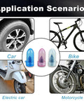 Application scenarios for Self Service Tire Repair Screws And Plugs Kit with car, bike, electric car, motorcycle images