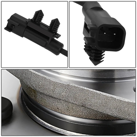 Close-up details of Front Wheel Bearing Hub Assembly for Jeep Wrangler 2011 2017 and 2018 Wrangler JK with 5 Lug Hub