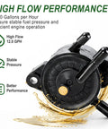 Built Tough Plug And Play Fuel Pump With Filter And Line For Briggs Stratton John Deere Kawasaki Yamaha Small Engine Mower Golf Cart Smooth Runs Guaranteed Replaces 597338 808656 showing high flow performance module.