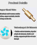 Copper check valve and turbocharged air exhauster for Heavy Duty Water Circulating Vacuum Pump With 15L Tank And 90L Flow Rate.