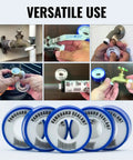 High Density PTFE Plumbers Tape For Shower Heads Faucets And Water Line Connections Half Inch Wide White 460 Inch Length