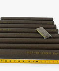 Adjustable Size Tubular Pipe Insulation Slit-To-Size 8 Sticks 18 Inch for hot and cold piping, ruler for scale