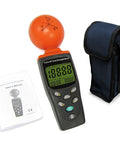 RF EMF Strength Meter Pro For Home Use 50MHz To 3.5GHz Electromagnetic Field Detector with manual and carrying case