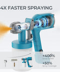 Snag This Featherweight Electric Paint Sprayer With A Quick Swap Cup And 20 Oz Capacity for fast cabinet and wall painting.