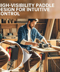 110V Single Phase Safety Switch With Dual Outlets And Synchronized Start Stop in use with a table saw
