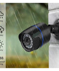 Built Different 4K 8MP IP Security Camera With Smart Human Detection And Color Night Vision H265 Codec engineered for outdoor use in rain.