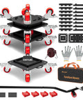 Upgrade Your Room Move Game With This Heavy Duty Furniture Dolly featuring five smooth rolling wheels and removable side guards.