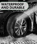 Set Of Four Sleek Silver Wheel Hub Center Caps With A Dead Snap Fit That Shuts Out Rain And Road Grit To Beat Rust On Those Exposed Bolts While Keeping Your Rim Setup Looking Fresh All Season Long during a car wash.