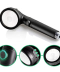 3 In 1 Shower Head System With Ionic Filter Softens Hard Water Boosts Pressure And Saves Water Spa Like Massage Matte Black Kit