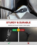 Universal Car Retainer Clip Kit With Remover tool demonstrating strong grip on car panel