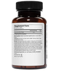 Bottle of Lithium Orotate Supplement With 5 Mg Elemental Lithium Per Capsule, 60 Vegetarian Capsules Per Bottle, Pack Of 2, label view