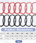 14 Piece Bicycle Cassette Spacer Washer Set Dialed In With Seven Thickness Options 1.0 1.5 1.85 2.0 2.18 2.35 2.50 Mm For 7, 8, 9, 10, 11 Speed Flywheel Hub Spacers with dimensions and weights