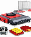 Heavy Duty Industrial Heavy Load Mover With 360 Degree Electric Remote Transport Platform, remote control and rollers included.