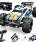 Beast 1:10 Scale High Speed RC Car With LED Shell Lights 4x4 Off Road Monster Truck for Adults and Kids Reaching Up to 48 km/h