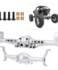 Beefy Metal Front And Rear Axle Housing Shell For 1/10 RC Crawler Upgrade Your Rig Compatible With Axial Capra 1.9 UTB Silver