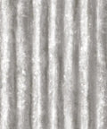 Cool Silver Corrugated Metal Wallpaper Washable And Strippable Nonwoven Material With Realistic Metallic Shine For Accent Walls And Backsplashes A 33 Foot Roll